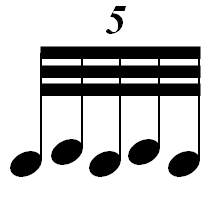 5 tuplet