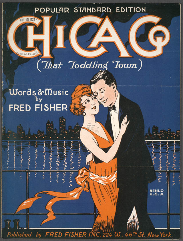 chicago sheet music cover chicago sheet music cover